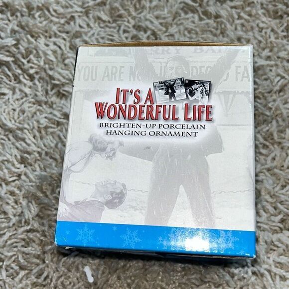 It’s A Wonderful Life Gower Drugs Enesco Brighten Up Porcelain Ornament 2002 - Picture 4 of 16